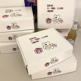 Free Design Custom Logo Colored Clothing Hat Blanket Packaging Fold Gift Paper Boxes Embossed Corrugated Mailer Shipping