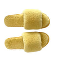 2024 Women's Winter Warm Plush One Strap Floor Plush Indoor Warm Different Colors Platform Fluffy Fur Slides Home Slippers MegaBDM