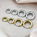 2026 European American High-End Stainless Steel Hoop Earrings Simple Stylish Basic Design Manufacturer Wholesale Jewelry