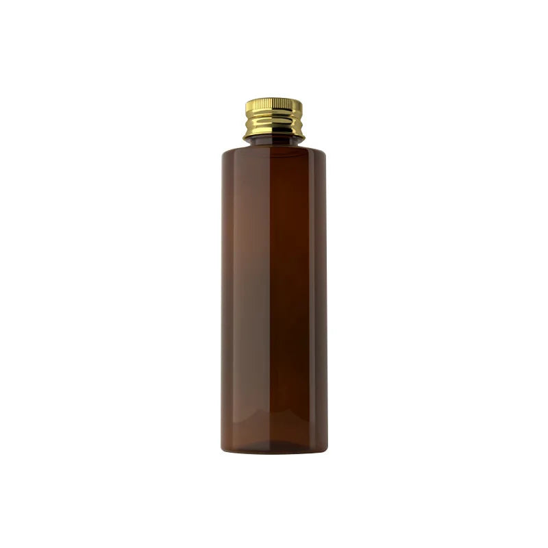 Aluminum Cap Cosmetic Twist up Amber Bottles Container 8oz Face Serum 250ml Skincare Lotion Plastic Bottles