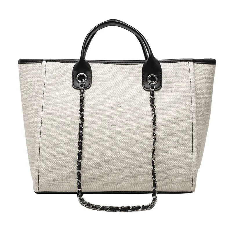 2025 New Ladies Bucket Handbags Large Capacity Luxury Women's Shoulder Chain Tote Bags Custom Design and logo