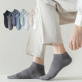 Seamless Toe Breathable Quick Dry Sports Socks Silicone Anti Slip Cotton Anti Skid Custom Bottom Cuff Low Cut Solid Ankle Socks