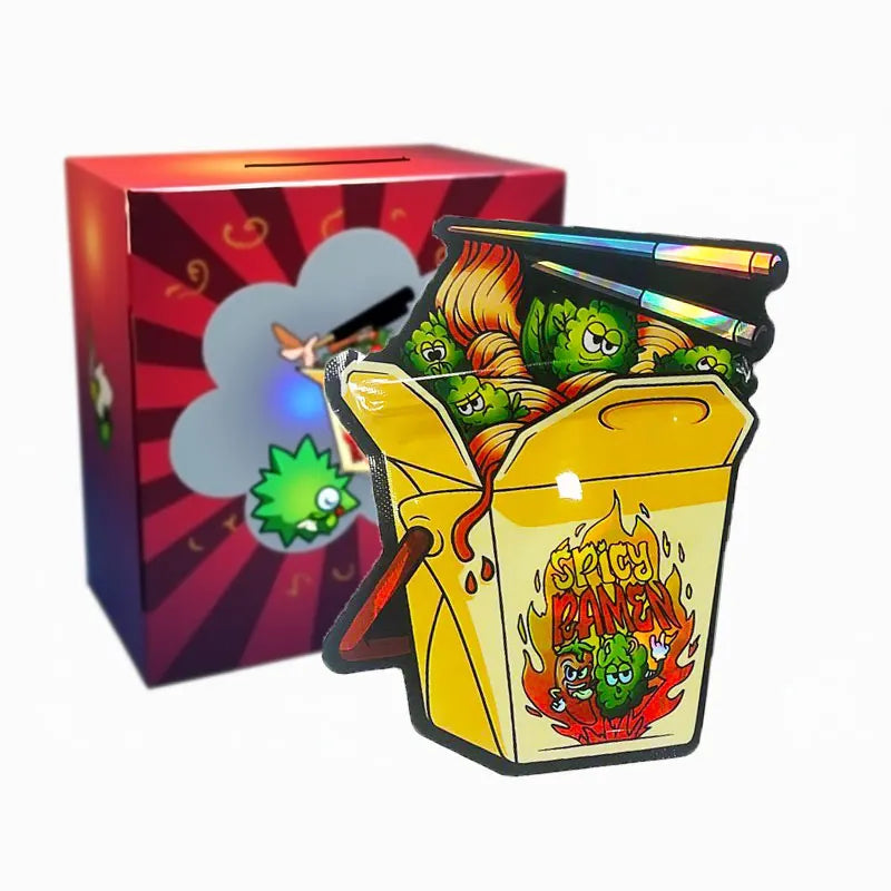 1g 3.5g 7g 14g 28g 1oz 1lb Smell Proof Pouch Die Cut Dry Flower Candy Gummy Packaging Zipper Special Shaped Mylar Bags with Box