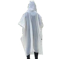 EN13432 Biodegradable Plant Starch Rain Poncho Waterproof Outdoor Activity rain Gear  for Climbing