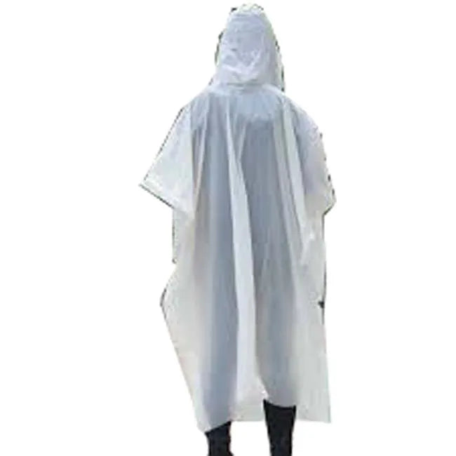 EN13432 Biodegradable Plant Starch Rain Poncho Waterproof Outdoor Activity rain Gear  for Climbing