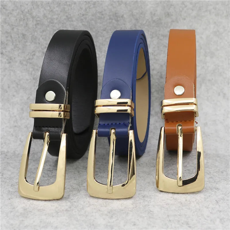 LQbelt New Women Pin Buckle Belt PU Belts for Woman Wholesale Colorful Fashion Belt Factory Custom Design