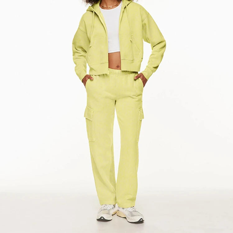 Boutique Clothing Women 2025 Tracksuit Sweatsuit Set Sportswear 2 Piece Hoodies and Sweatpants Set Knitted Two Piece Pants Set