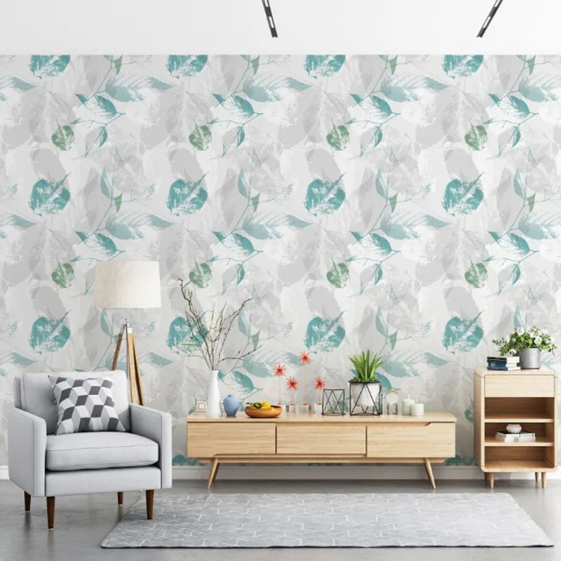 European Rustic Pastoral 3D Floral Non-Woven Fireproof Waterproof Wallpaper Size 53cm X 9.2m Bedroom Household Entertainment