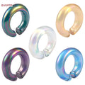 Evorte Handmade Glass Ear Gauges Expander Weights Flesh Tunnels Piercing Body Jewelry Round Shape