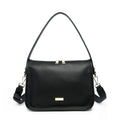 New Women's Hand-woven Bag Solid Color Simple Handbag Large Capacity Shoulder Underarm Bag