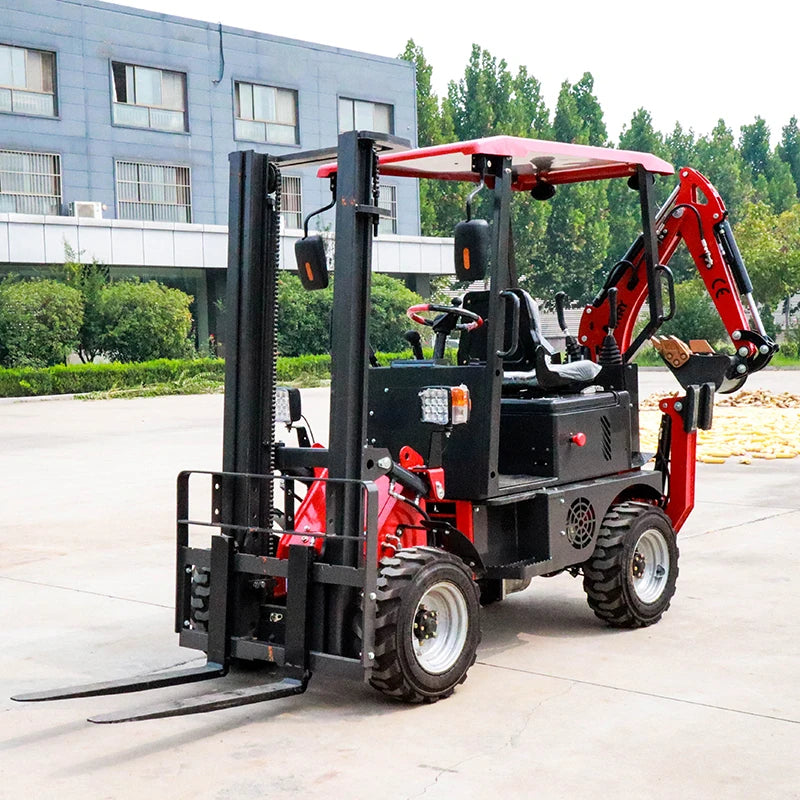 Efficient Mini Loader Telehandler Forklift Wheel Loader Backhoe Loader Features for Various Tasks Motor Engine Bearing Pump PLC