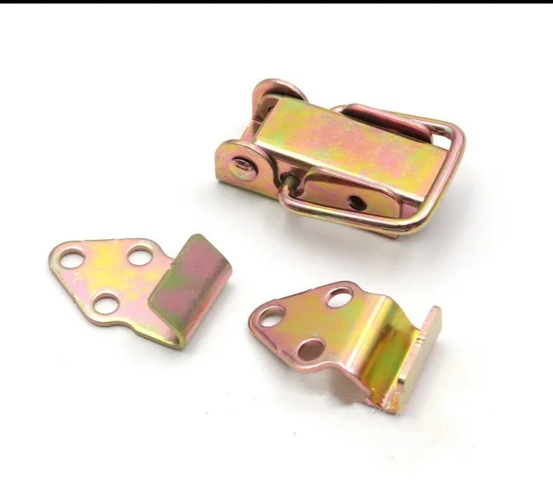 Customizable Galvanized Wooden Chest Trunk Latch Catch Toggle Clip Steel Iron Material with Zinc Finish L507 Box Packing