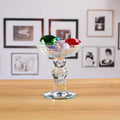 Modern Crystal Fruit Plate Crystal Fruit Tray Bowl Stand for Party Event Home Decoration