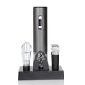 Home and Kitchen Electronic Gadgets Accessories Wine Opener Set  Rechargeable Electric Wine Cork Opener With Storage Base