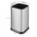 Square Shape  Kitchen Utensils Holder Stainless Steel Kitchen Holder Dishwasher Safe