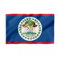 Factory Custom 100% Nylon 3x5 ft Belizean Flag Promotional Competition Banderas Garden Flag Fast Delivery