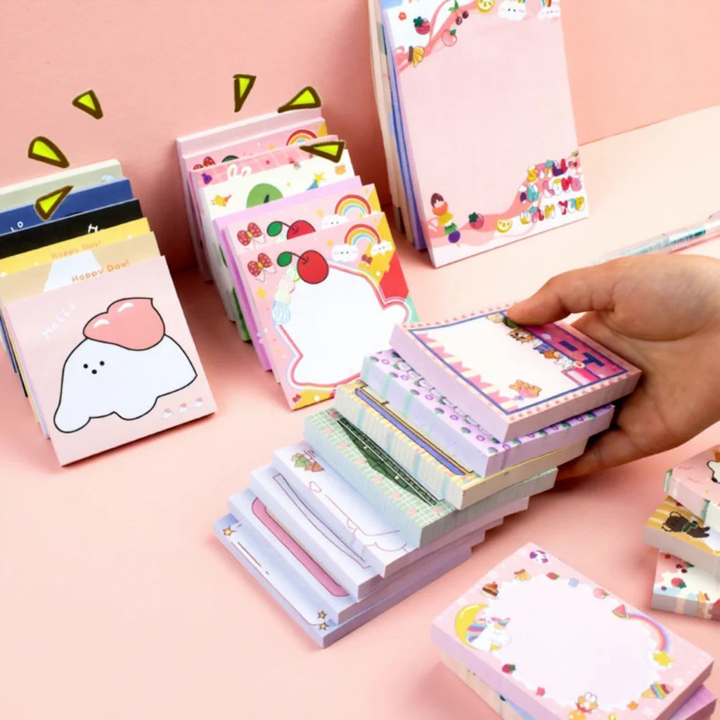 Wholesale 2026 New Design Cartoon Cloud Creative Shape Sticky Notes Best Selling Stationery Student Notes Portable Stickers 1698
