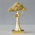 Nordic New Products Explosion Models Resin Golden Pine Tree Decor European House Home High End Luxury Decoration