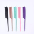 High-Temperature Resistant Plastic Fashion Waterproof Partition Comb Dense Tooth Pick Hair Tool Pointed Tail Color Comb Plate