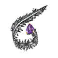 C8274 Abiding Shield New Plating Tech Oem/Odm Natural Gemstone Jewelry Black Gun Plated 925 Silver Ring