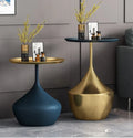 Wholesale Honghe Hhcfz220016 Golden Metal Chrome Gold Modern Luxury Durable Adjustable Small Side Coffee Table Living/Bedroom