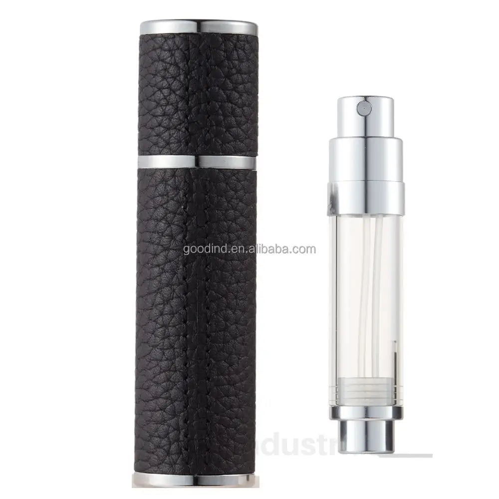 5ml Empty Portable Aluminum Pocket Perfume Atomizer Leak-Proof Refillable Mini Spray Bottle Travel Daily Use