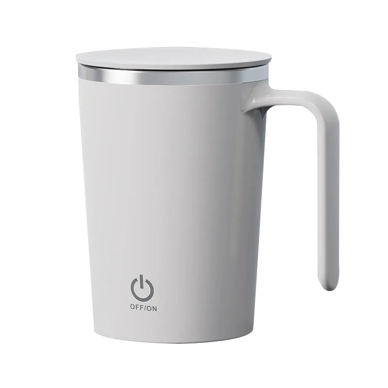 2024 New Portable Stainless Steel Water Cup for Kitchen Electric Rechargeable Mixing Cup Automatic Self Stirring Milk Coffee Mug
