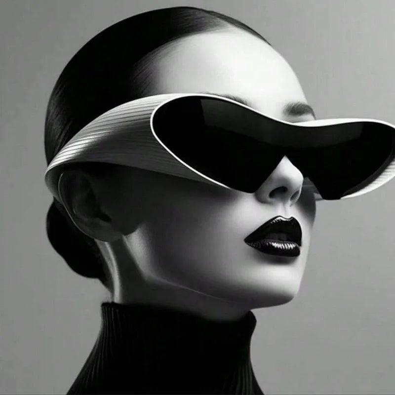 Hot Fashion Exaggerated Styling ET Style Luxury Sunglasses Men Women Ins Oversized Lentes De Sol Uv400 Custom logo