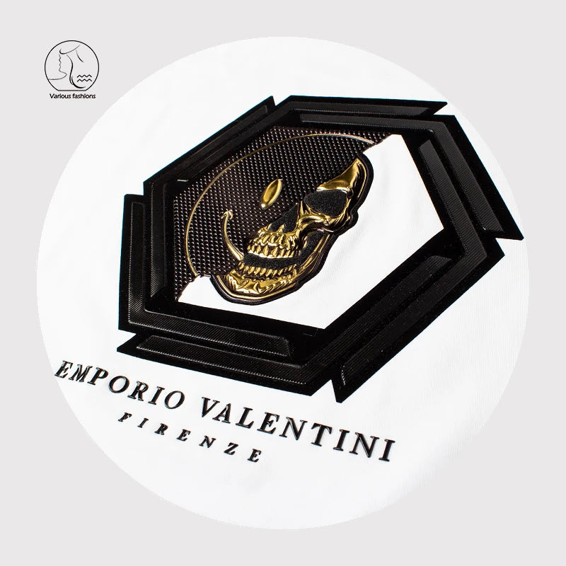 Yunshang Custom Embossed Metal Label 3d Metal Transfer Sticker TPU Patches Custom logo Heat Transfer Printing Dtf