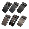 LQbelt 35MM Automatic Buckles for 3.1CM Men's Ratchet Belt Without Strap Alloy Click Buckle Laser Logo Factory Custom Wholesale