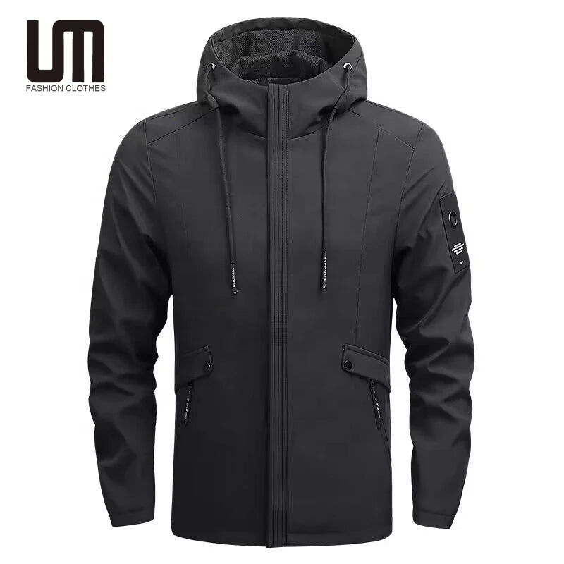 Liu Ming New Year 2025 Spring Autumn Clothing Outerwear Windbreaker Sports Hoodie Jackets and Coats for Men