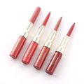 Custom Hot Sale Double-headed Lip Gloss Lip Liner Cross-border Foreign Trade Makeup Matte Waterproof Lip Glaze