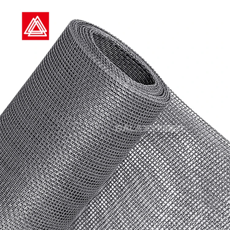 High Quality Black Fiberglass Window Screen Roll Custom Size Modern Design with Printed Mosquito Screen