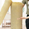 Fast Delivery Handmade Non-toxic Rattan Mesh Roll Webbing Cane Ratan Natural for Rattan Wardrobe Free Sample