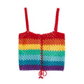 Custom OEM & ODM Crocheted Women Sweater Vest Hollow Out Hand Crocheted Knitwear Camisole Sweater Tops Kint Vest