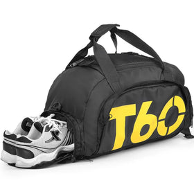 Fashionable Waterproof Nylon Unisex Fitness Backpack T60 Custom Logo Processing Zipper Soft Handle Lightweight Football Travel
