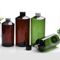 IBELONG 300ml 500ml Green Amber PET Plastic Cosmetic Skin Care Bottles Cleansing Water Bottle with Screw Cap