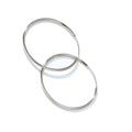 Wholesale Women Minimalist Silver Sterling 925 5cm Huggie Hoop Earrings Accessories Women Jewelry Earring Supplier