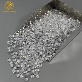 Fancy Lab Diamond VVS D Color Lab Created Diamond Round Brilliant Cut Synthetic Diamond Manufacturing