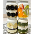 500ml PET Cans Ice Coffee Can with 202 Sot Stay on Tap Lids Ring Pull Lids Plastic Cans for Soda Soft Drinks W/ Printing