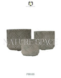 High Quality Nordic Desk Planter Various Styles Home Decorative Succulent Pots Round Cement Flower Pots