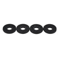 4pcs Bass Guitar Strap Locks Blocks Rubber Material Guitar Parts Accessories