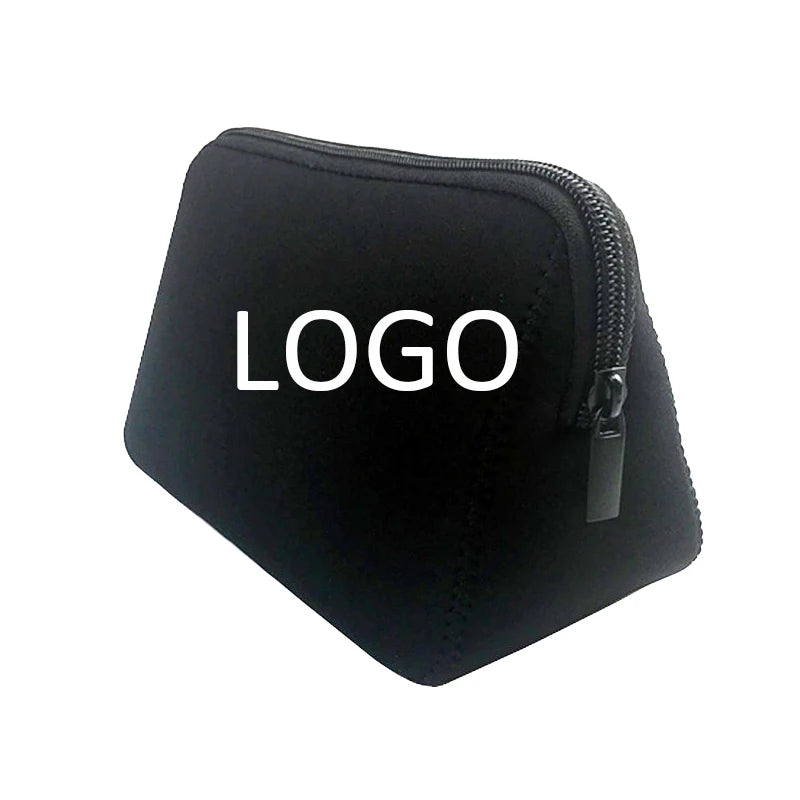 Support Custom Neoprene Makeup Bag Zipper Toiletries Organizer Bag for Women Girls Gift Makeup Bag