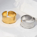 Beimai OEM Wholesale 18k Gold Stainless Steel Adjustable Rings