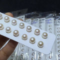 Fengzuan Jewelry Freshwater Pearl Round White Loose 2mm -10mm Size Half Hole Without Hole Natural Pearls for Jewelry Making