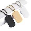 Good Quality Stainless Steel Men Necklace Pendant Personalized Jewelry Engraved Pattern Waterproof Jewelry