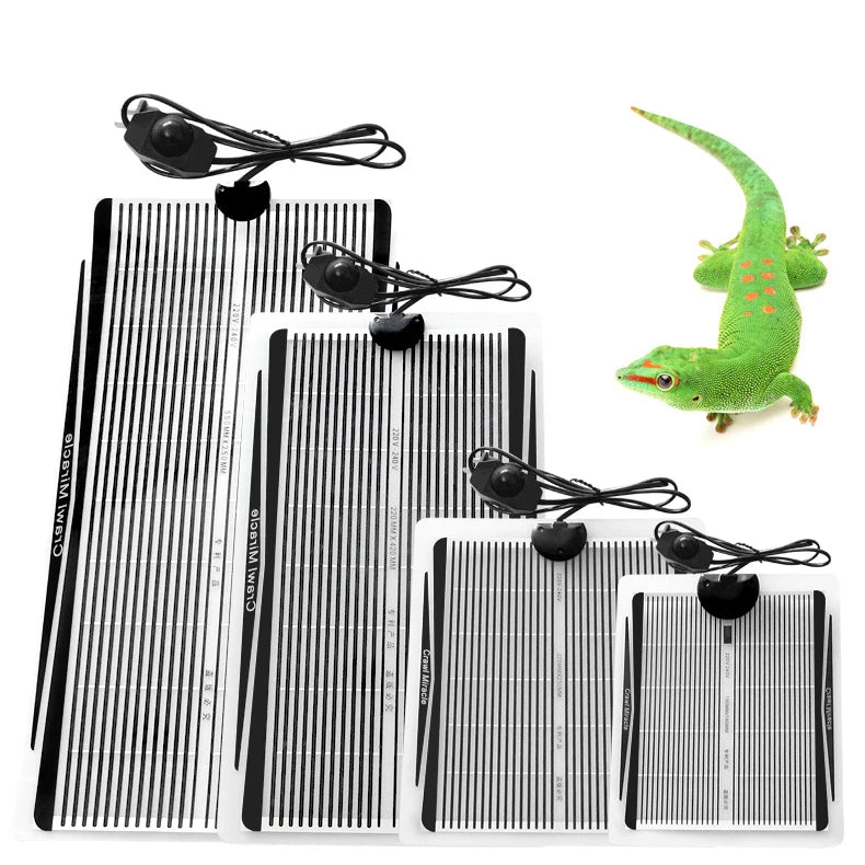 5W 15W 25W 35W Terrarium Reptiles Heat Mat Climbing Pet Heating Warm Pads Adjustable Temperature Controller Mats for Reptiles
