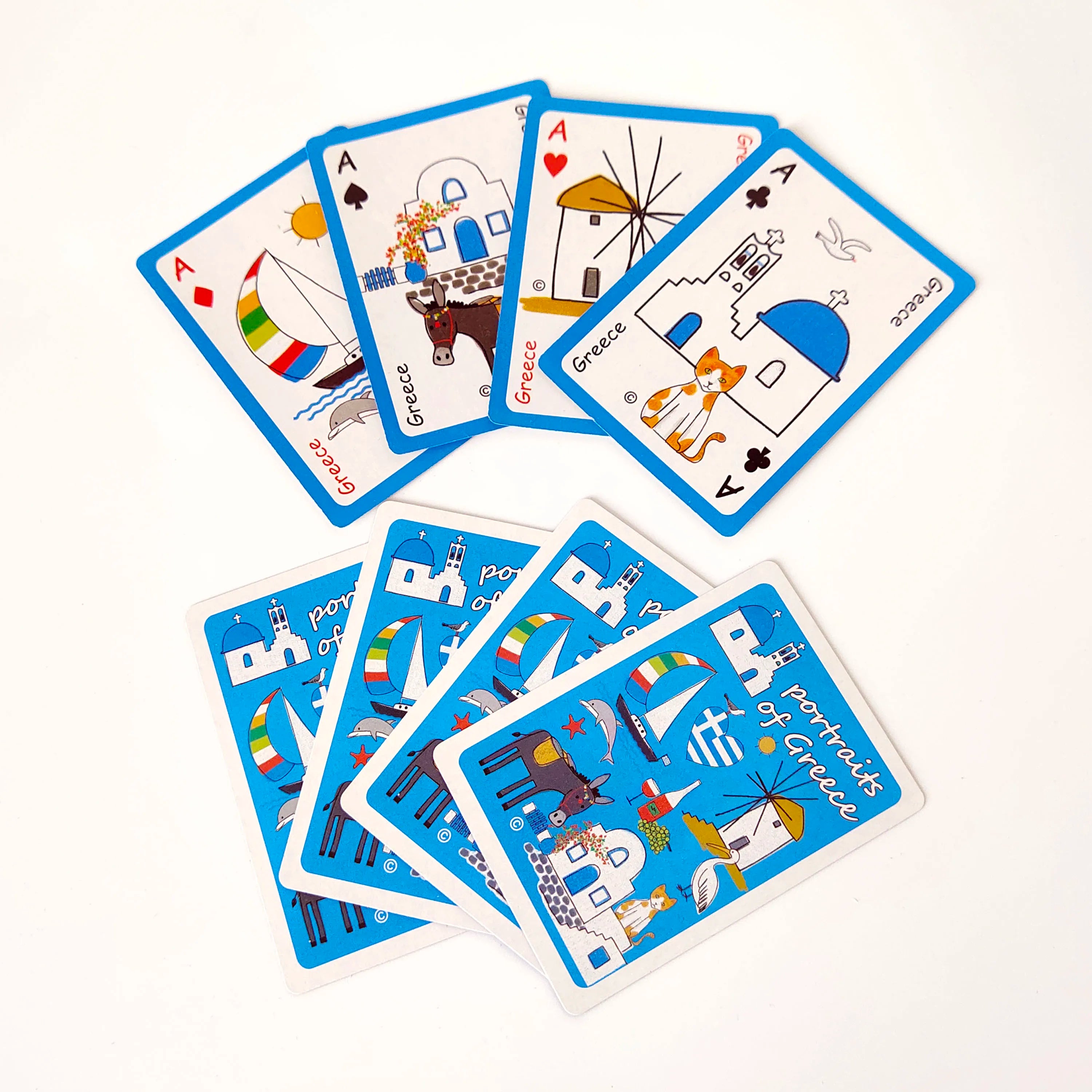 Factory Accept Custom Cute Lovely Pattern Cards Poker Playing Card Game for Kids White Card Board with Lamination