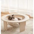 Wholesale Spot Cat House Pet Four Seasons Spaceship Space Capsule Acrylic Landing Transparent Cat's Nest Wooden Capsule Cat Bed