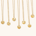 Fashion Stainless Steel Gold Plated Hollow Circle Charms World City Paris New York London City Pendant Necklace for Men Women